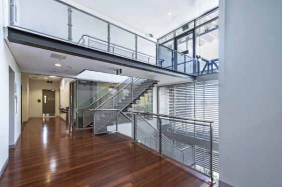 The extensive use of timber flooring creates visual warmth and is cool underfoot.