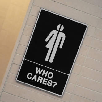 Thumbnail for the article 'Gender neutrality becoming bog standard'