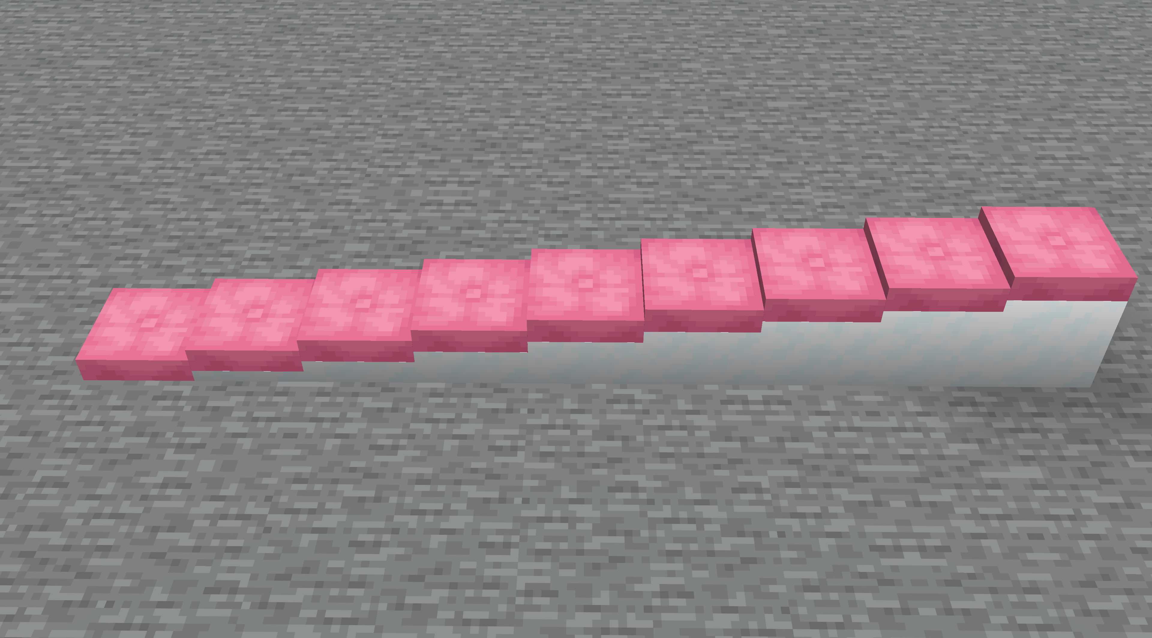 Pink Cushion on all Snow Layer Levels