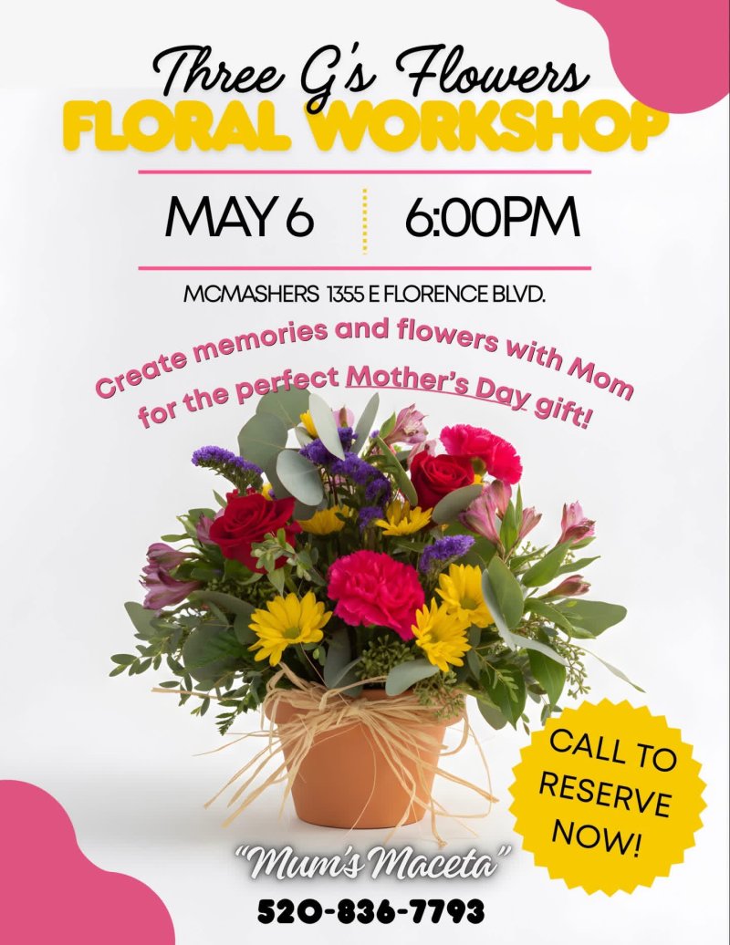 Mother’s Day Flower Workshop