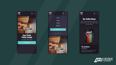 Case Study Coffee Lounge Website