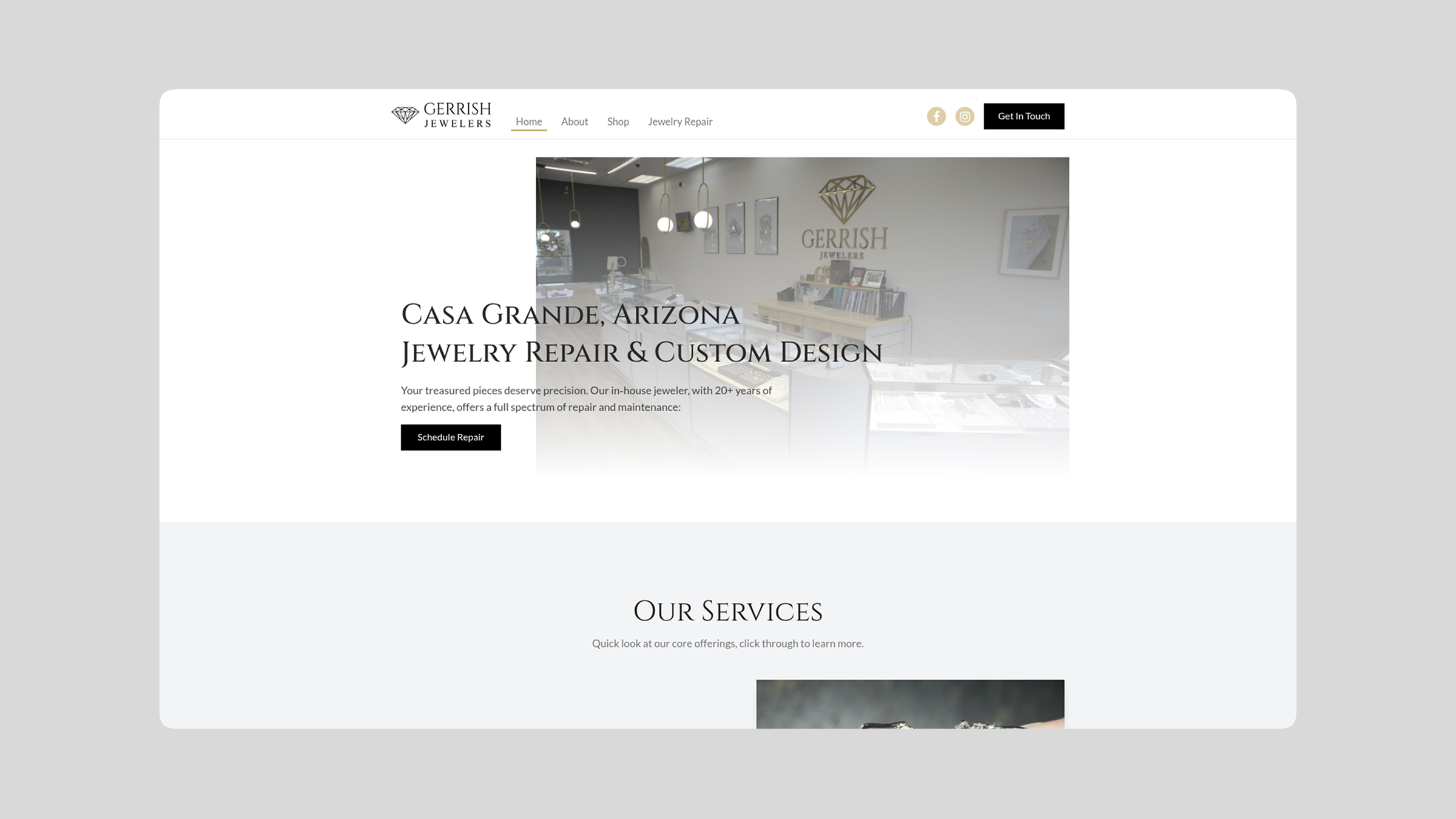 Gerrish Jewelers hero image