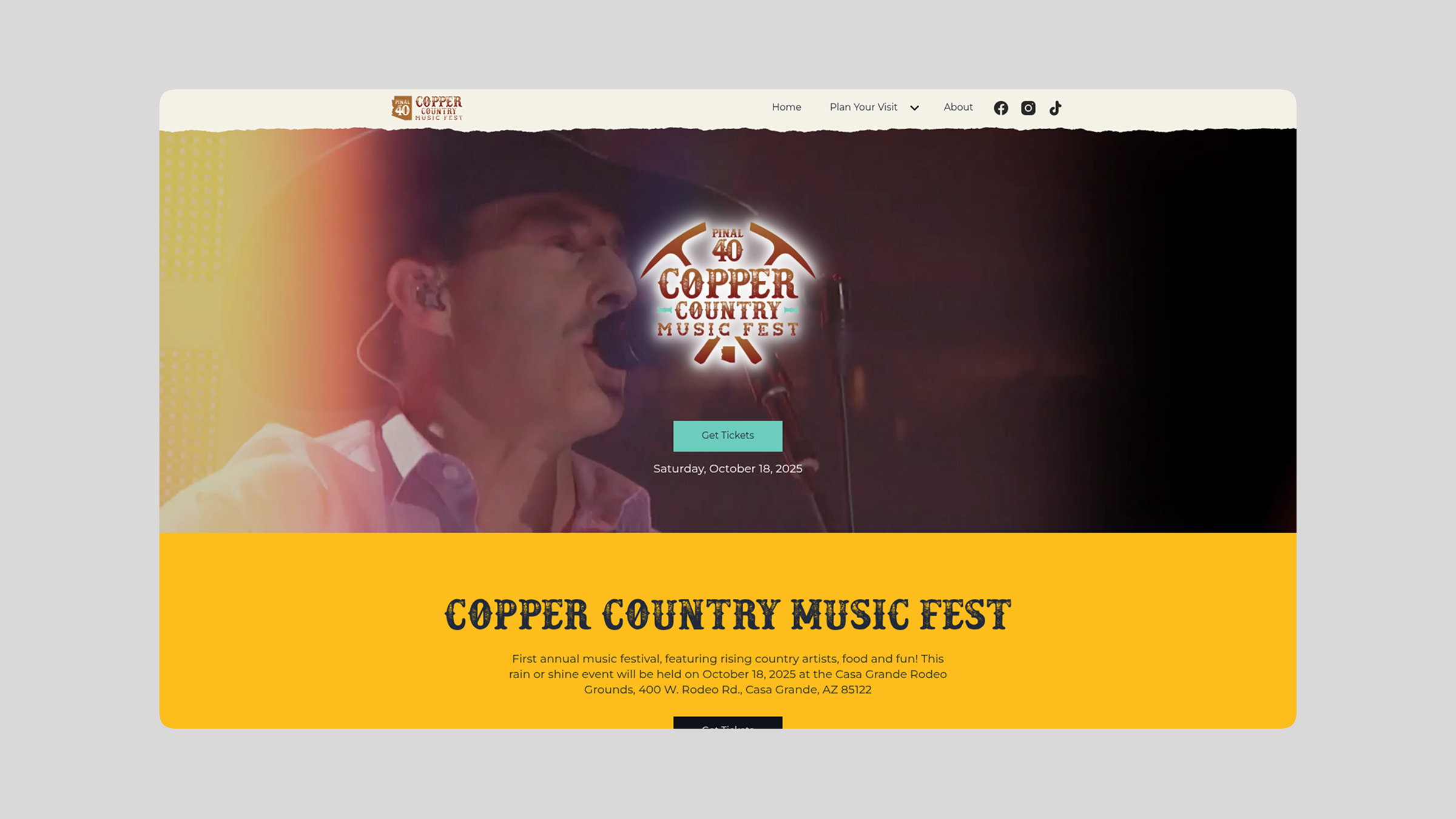 Copper Country Music Fest hero image