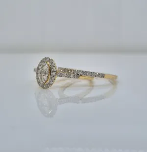 14 KT Yellow gold Bridal set