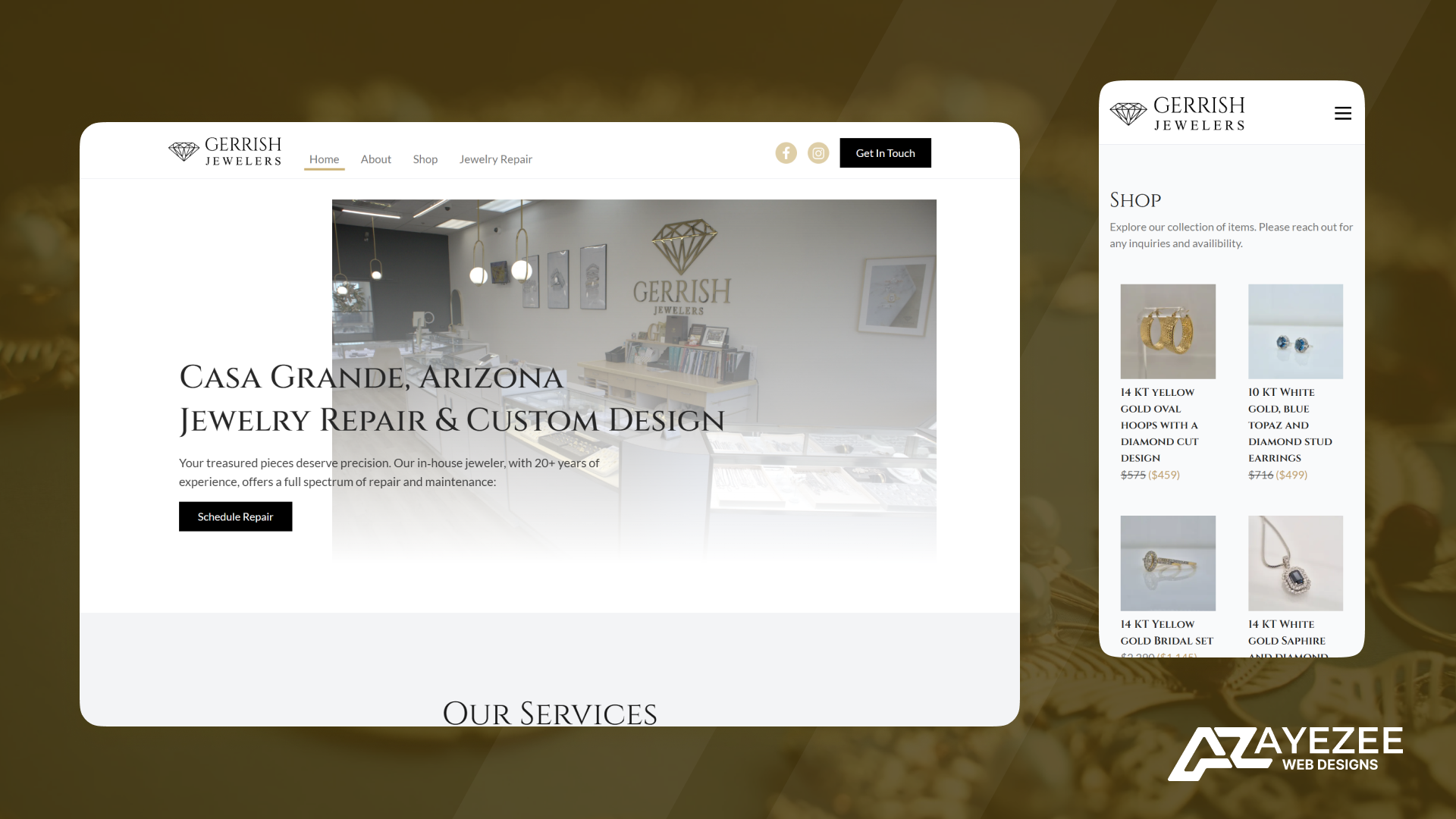 Gerrish Jewelers Website
