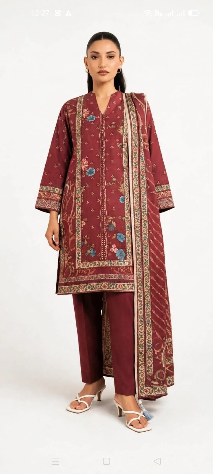 Khaddar 3 piece Unstitched