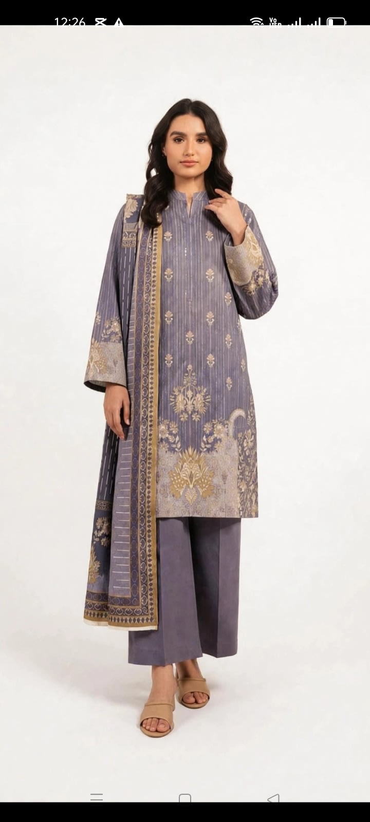 Khaddar 3 piece Unstitched
