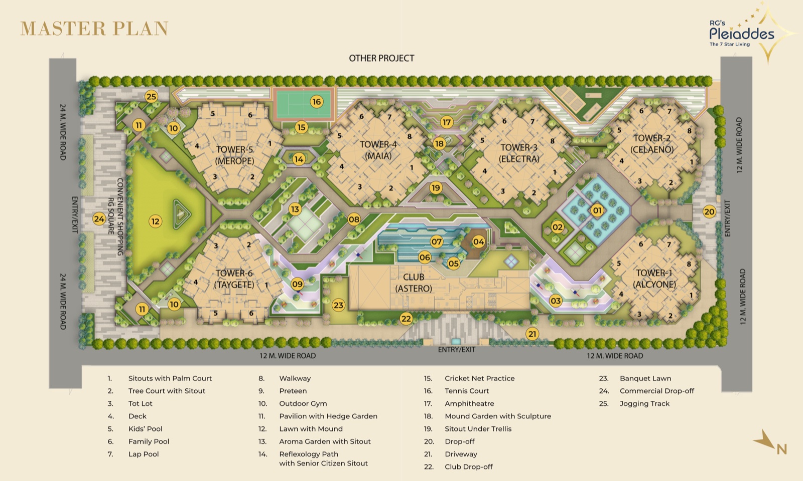 PLEIADDES Master Plan