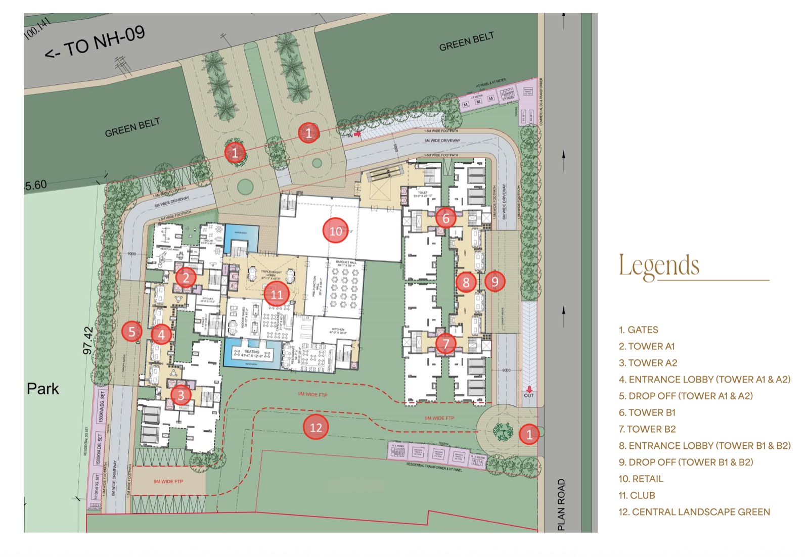 Rosemont Residency - (Phase-01) Master Plan