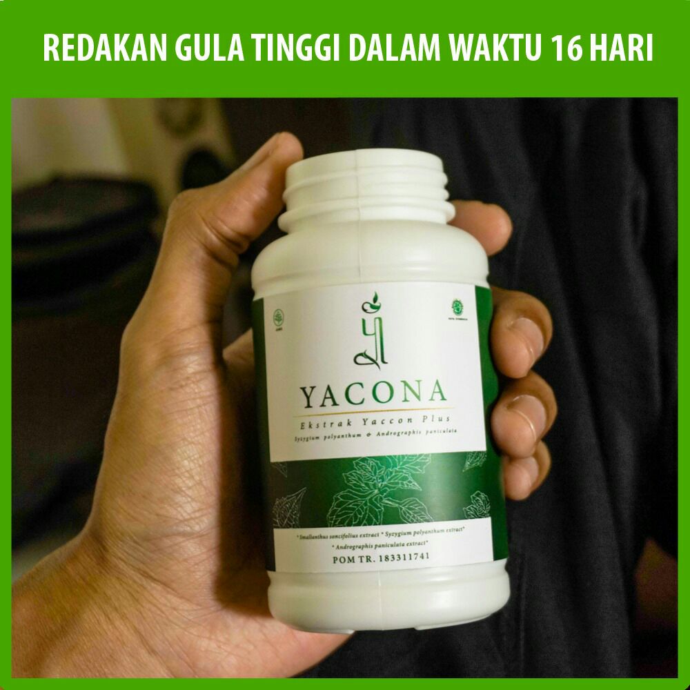 Diskon Yacona Herbal Obat  Diabetes yg Sudah Parah  Aman 