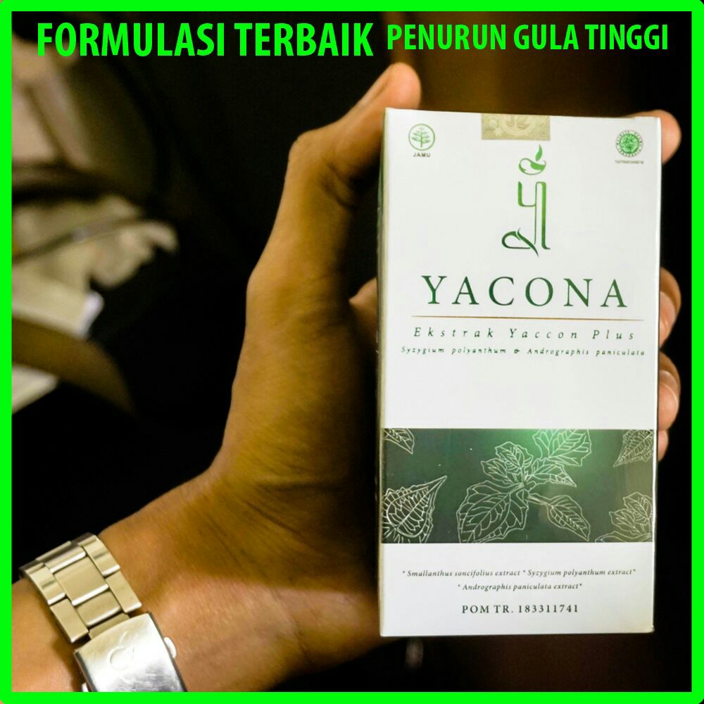 Promo Yacona Herbal Antidiabetik Obat Diabetes Paten  