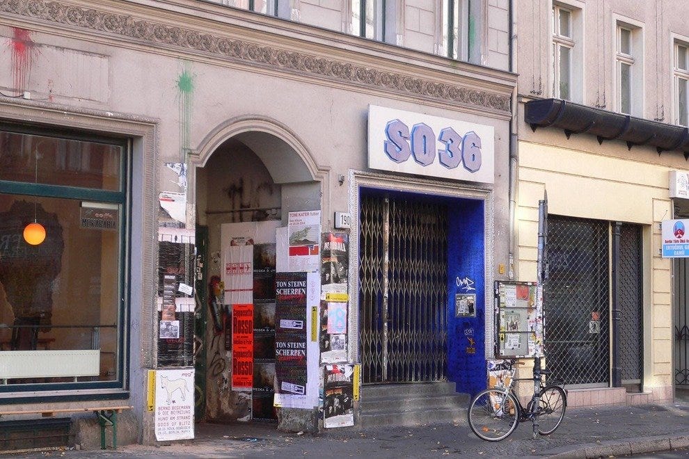 SO36 Лучшие клубы Берлина 1111 SO36 Лучшие клубы Берлина