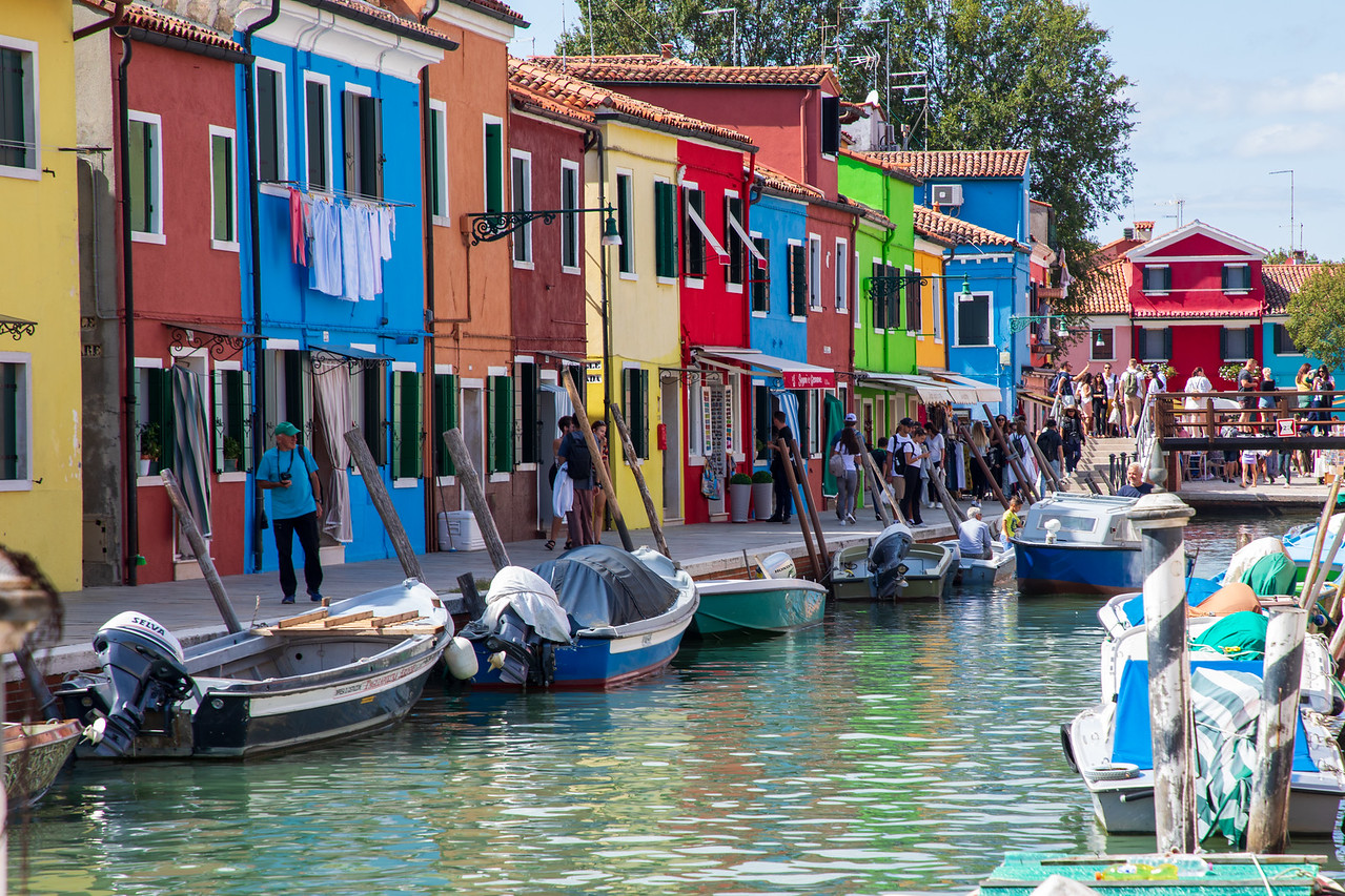 Разноцветные дома Бурано - Венецианские острова 111 Разноцветные дома Бурано - Венецианские острова