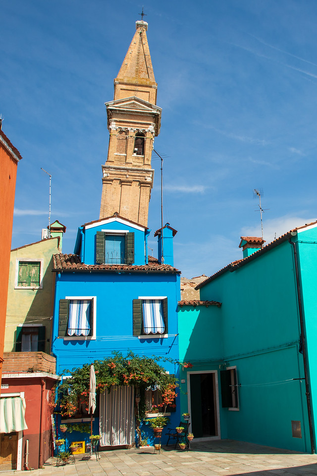 Падающая башня Бурано Венецианские острова 11111 Падающая башня Бурано Венецианские острова