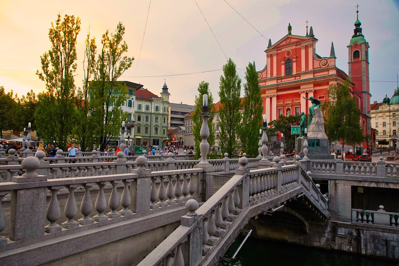 Тройной мост (Тромостовое) в Любляна 111 Тройной мост (Тромостовое) в Любляна