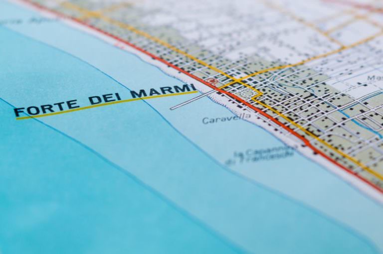 Карта Форте-дей-Марми `1111 Карта Форте-дей-Марми