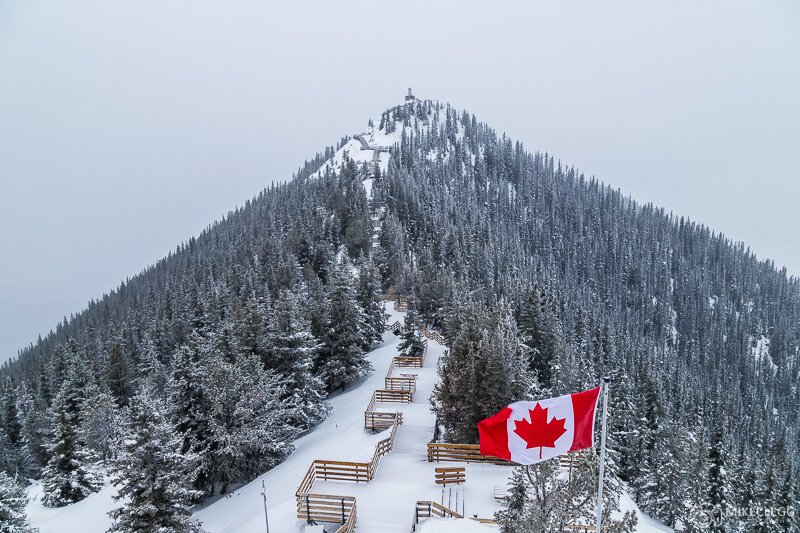 Виды от гондольного подъемника Банф Туры в Альберте 11 Виды от гондольного подъемника Банф Туры в Альберте
