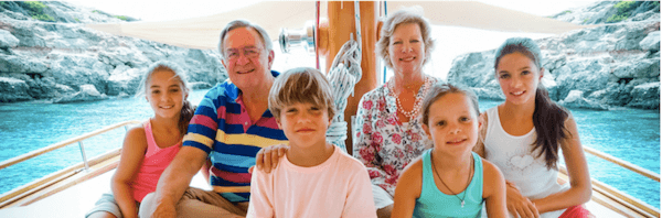 Король Константин II с четырьмя внуками в 2014 году 11