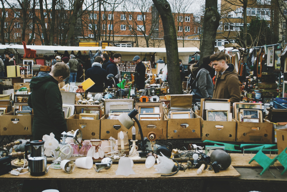 Mauerpark Блошиный рынок