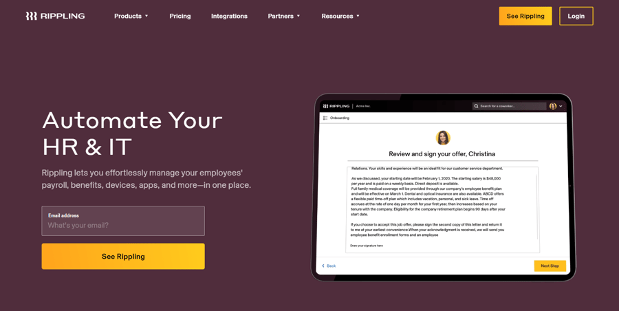 RIPPLING. Программы управления RIPPLING. Программы управления персоналом
