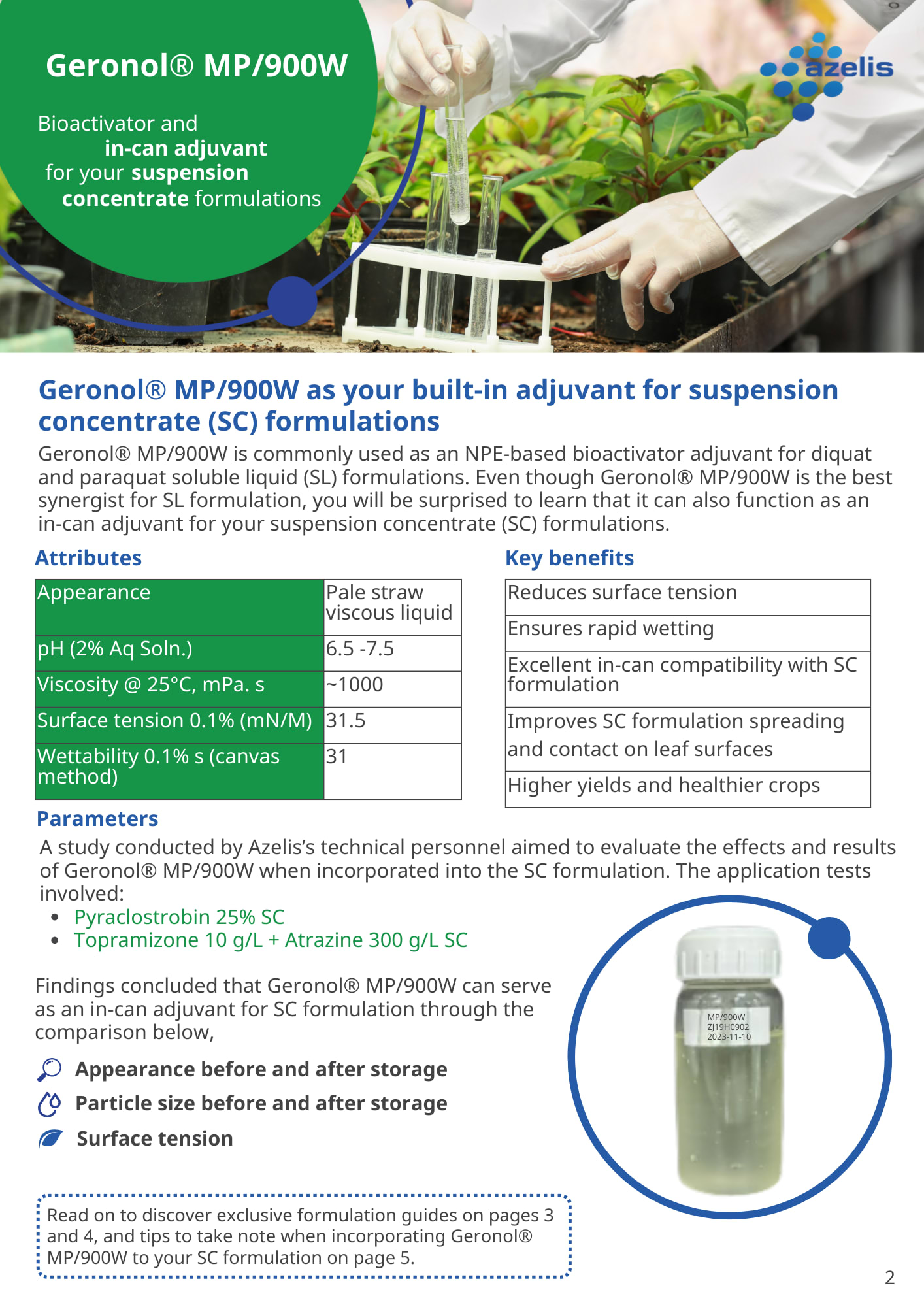 Geronol® MP/900W | Azelis