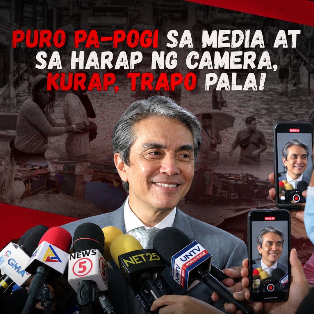 Puro pa-pogi sa media at sa harap ng camera, kurap, trapo pala!