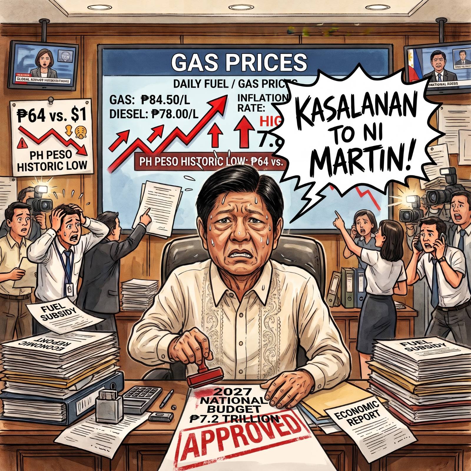 ANG PISO SADSAD NA KONTRA DOLYAR, PERO ANG GOBYERNO PURO PAMUMULITIKA PA RIN ANG INUUNA!