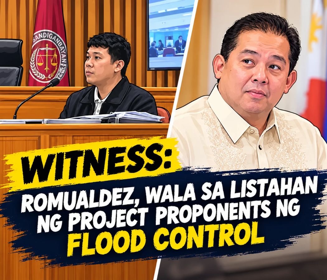 ROMUALDEZ, HINDI KABILANG SA PROJECT PROPONENT NG FLOOD CONTROL — WITNESS