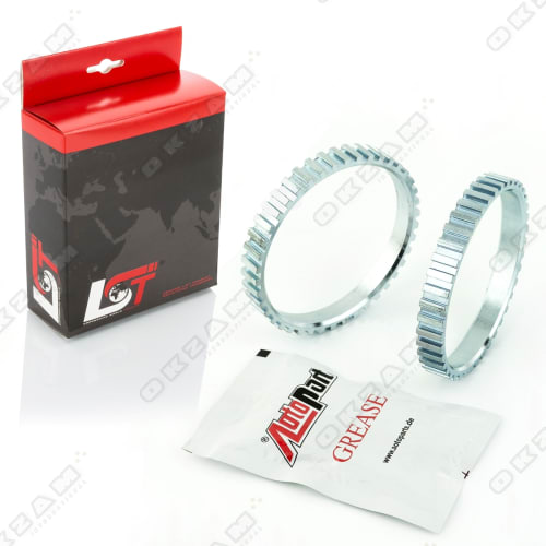 ABS RING SENSORRING HINTEN BEIDSEITIG 43 ZÄHNE FÜR VW PASSAT CADDY NEW BEETLE