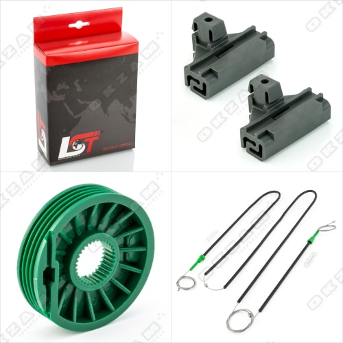 SEAT IBIZA 6K FENSTERHEBER REPARATURSATZ VORNE LINKS 3 TÜRER
