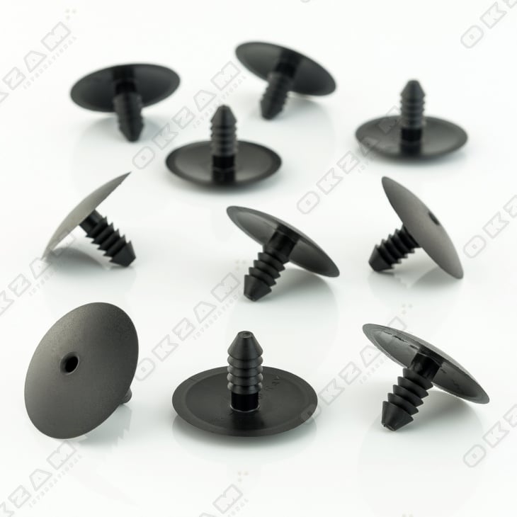 10x Innenverkleidung Kofferraumverkleidung Befestigung Clips für VW *NEU*