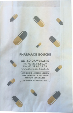 sac kraft sos pharmacie le sac sans poignees sac kraft sos pharmacie