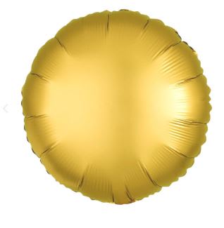 Round Foil Balloon metallic 18" (45cm) combo pack of 3s
