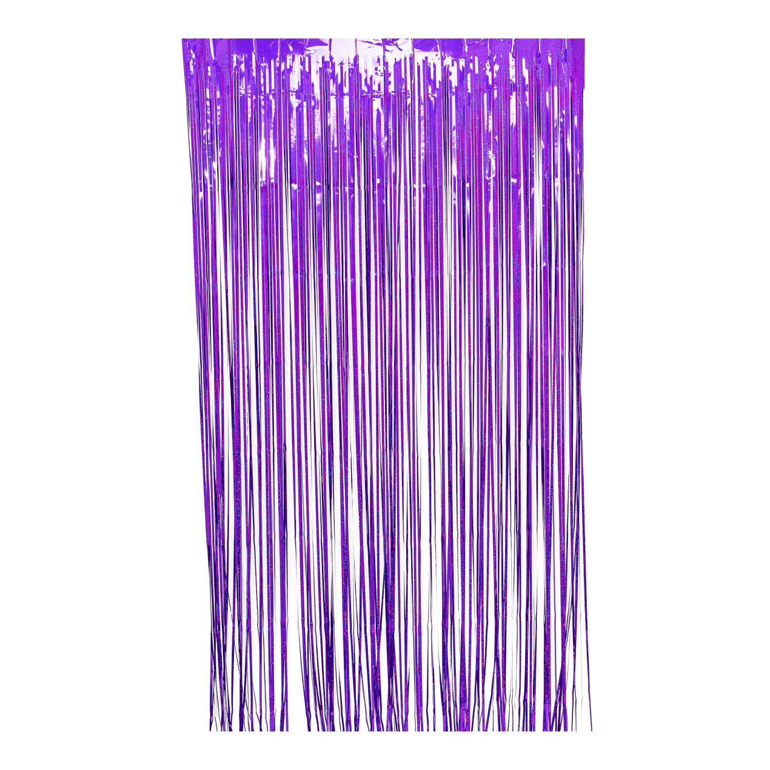 Foil curtain 1x2 mtr Metallic Purple color 1pack