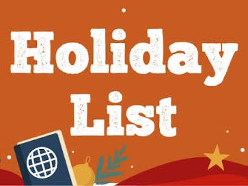 Holiday List Overview