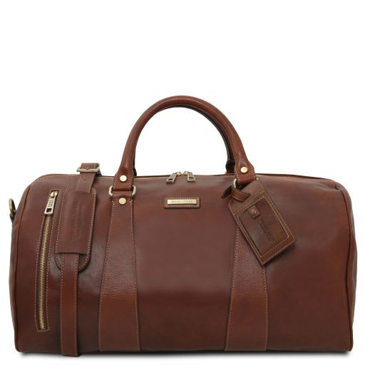 Tuscany Leather TL Voyager - Travel leather duffle bag - Large size (TL141794)