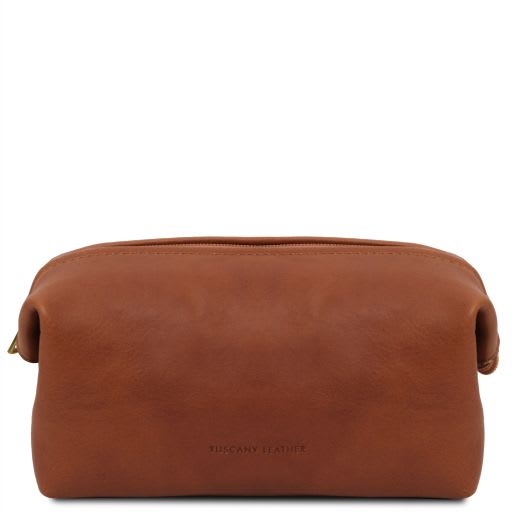 Tuscany Leather Smarty - Leather toiletry bag - Small size (TL141220)