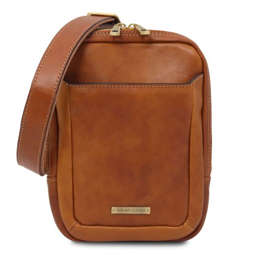 Tuscany Leather Mark - Leather Crossbody Bag (TL142428)
