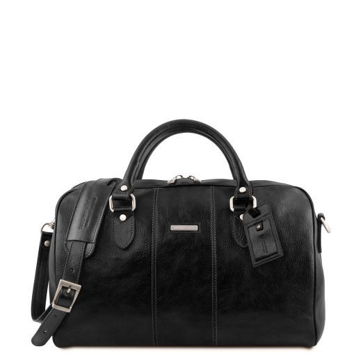 Tuscany Leather Lisbona - Travel leather duffle bag - Small size (TL141658)
