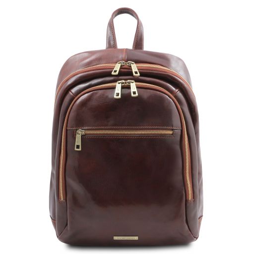 Tuscany Leather Perth - 2 Compartments leather backpack (TL142049)