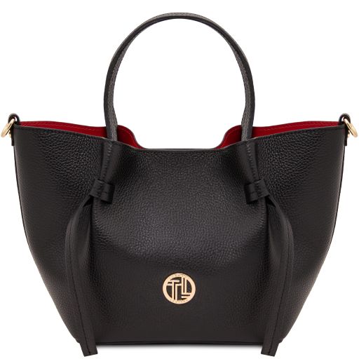 Legame - Leather handbag - Small size - Black