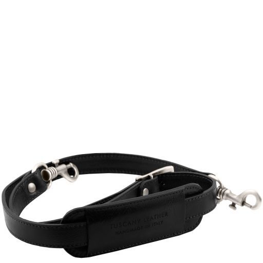 TL Voyager - Adjustable leather shoulder strap - Black