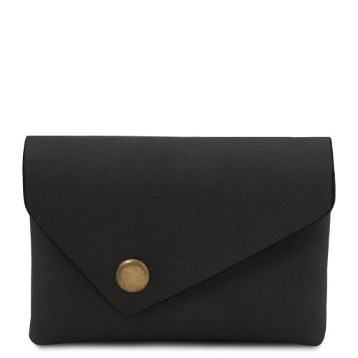 Leather coin purse - Black