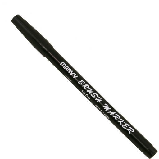 BRUSH MARKER - Leather repair pen - Black