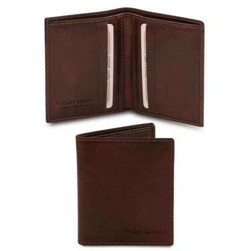 Tuscany Leather Exclusive 2 fold leather wallet for men (TL142064)