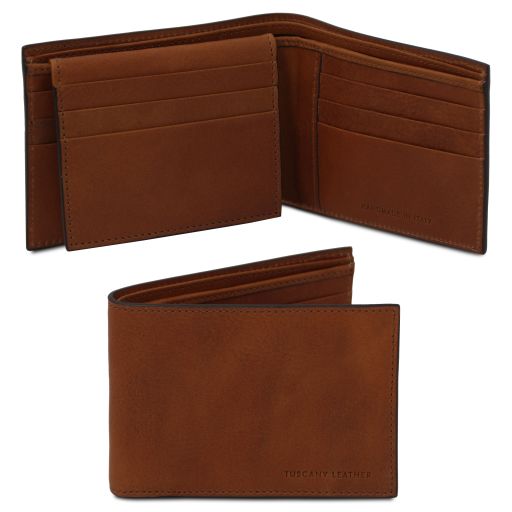 Tuscany Leather Exclusive 3 fold leather wallet for men (TL142589)