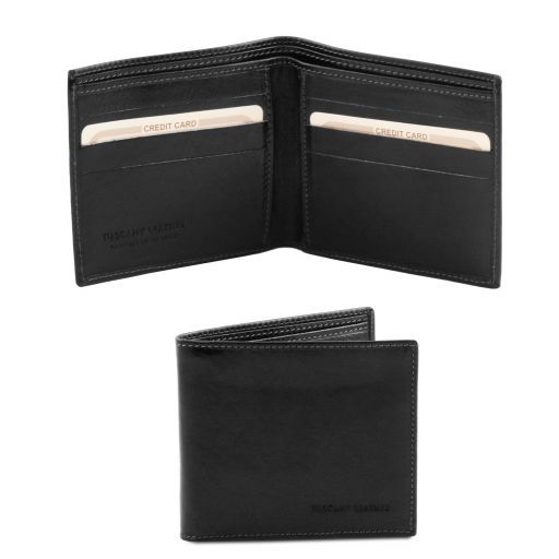 Tuscany Leather Exclusive 2 fold leather wallet for men (TL140797)