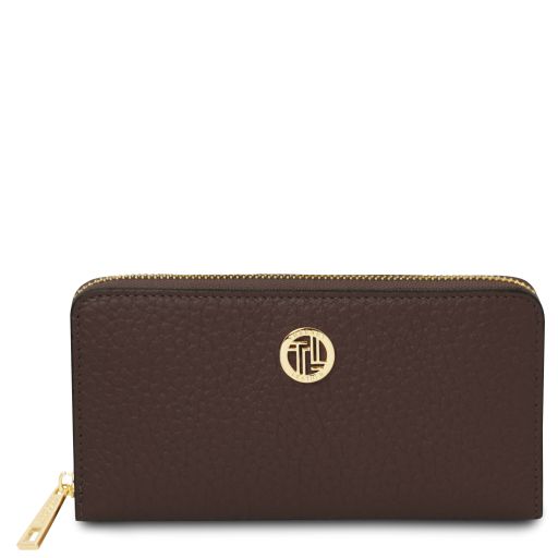 Tuscany Leather Financier - Exclusive zip around leather wallet (TL142494)