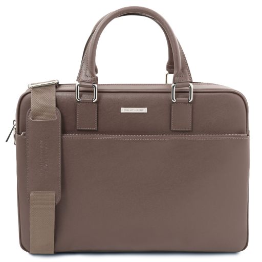 Tuscany Leather Torino - Saffiano leather laptop briefcase (TL142551)