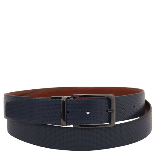 Tuscany Leather Elegant double-sided leather belt 35mm in smooth leather (TL142542)
